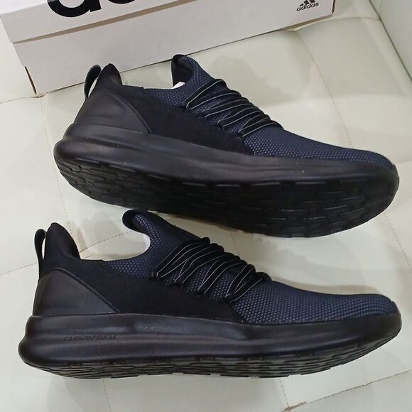 Adidas Black Sneakers Modern Knit Design - Picture 2 of 5